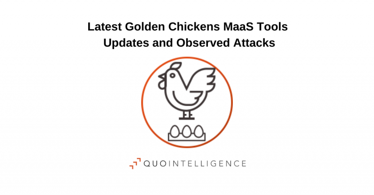 Latest Golden Chickens MaaS Tools Updates and Observed Attacks