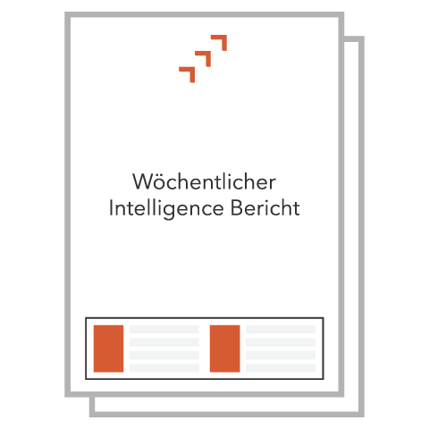Wöchentlicher Intelligence Snapshot QuoIntelligence Report mehrsprachig deutsch