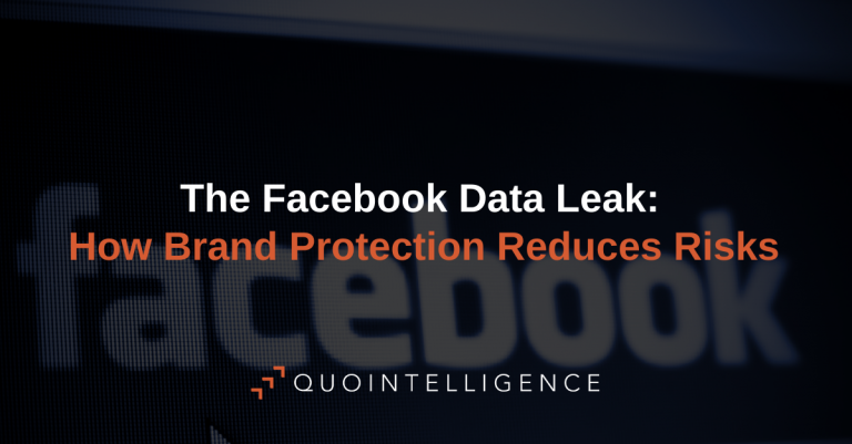 featured image for article on facebook data leak and why brand protection matters