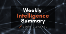 Weekly Intelligence Summary from QuoIntelligence