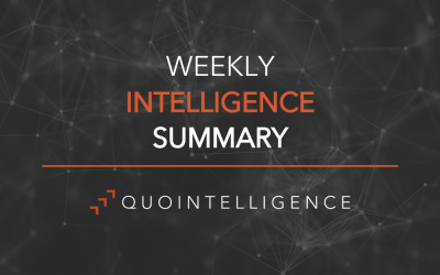Weekly Intelligence Snapshot – Week 16