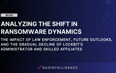 Analyzing the Shift in Ransomware Dynamics: The Impact of Law Enforcement and Future Outlooks