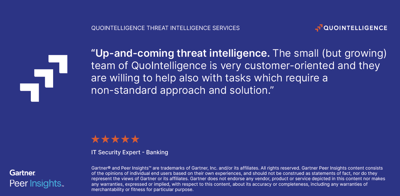 Quadrint QuoIntelligence - Your Cyber Threat Intelligence Partner